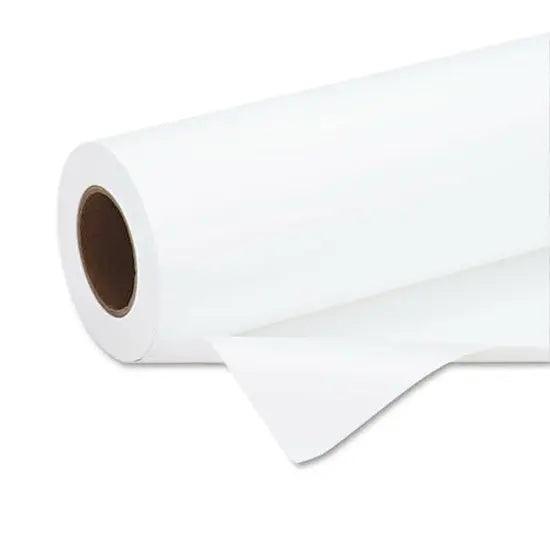 GF Concept 201 Matte White Vinyl 30" x 150' Clear Perm Adhesive 3.4 Mil