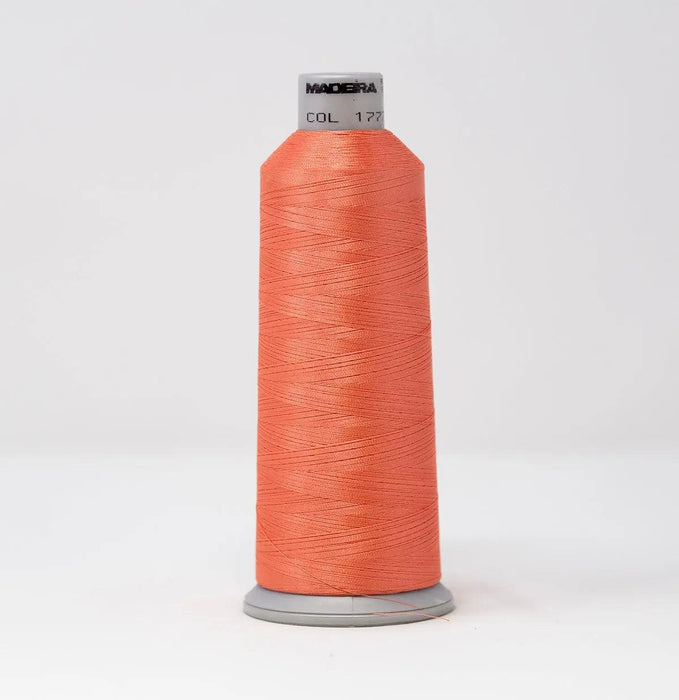 Madeira Polyneon 1777 Bright Peach Embroidery Thread 5500 Yards