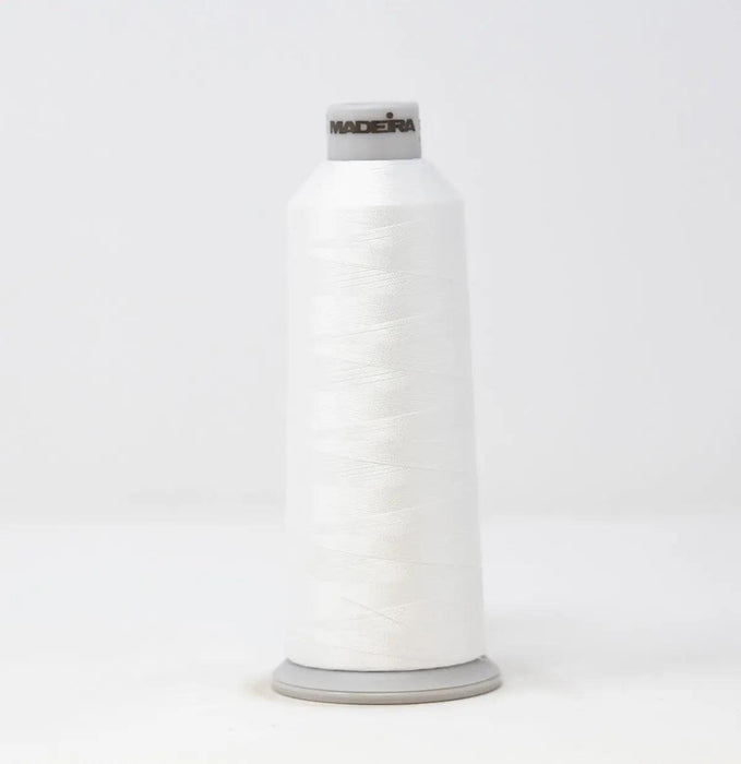 Madeira Polyneon 1802 Snow White Embroidery Thread 5500 Yards