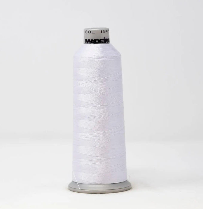 Madeira Polyneon 1805 Fluorescent White Embroidery Thread 5500 Yards
