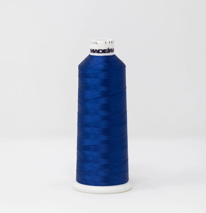 Madeira Rayon 1167 Blue Ink Embroidery Thread 5500 Yards