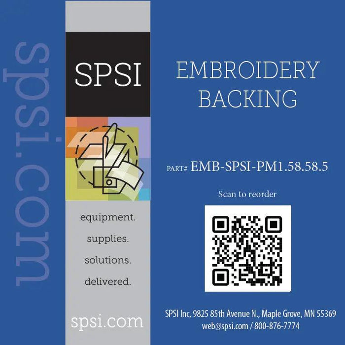 Embroidery Backing Poly Mesh 1.5oz
