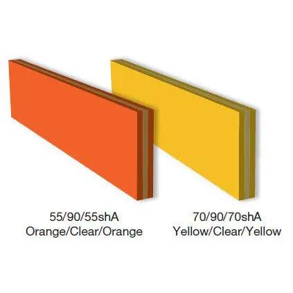 Serilor LC-3 Yellow Triple Squeegee 70-90-70 3/8" x 2" (9.2mm)