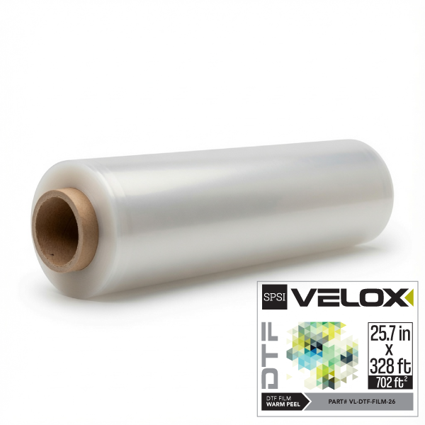 Velox Warm Peel DTF Film 26" x 328' Roll
